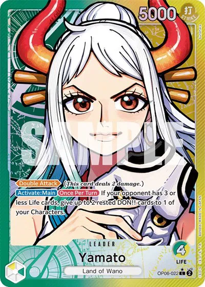 Yamato (Alternate Art)  Wings of the Captain #OP06-022 card