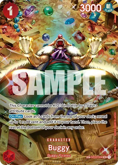 Buggy (SP)  Wings of the Captain #OP03-008 card