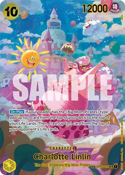 Charlotte Linlin (SP)  Wings of the Captain #OP03-114 card