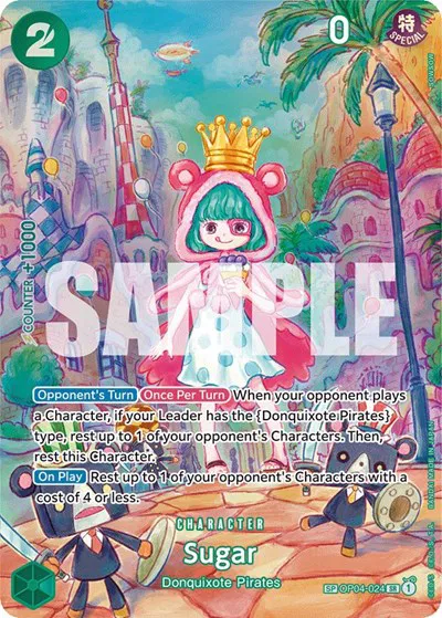 Sugar (SP)  Wings of the Captain #OP04-024 card