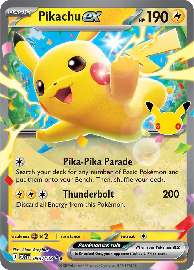 Pikachu ex  