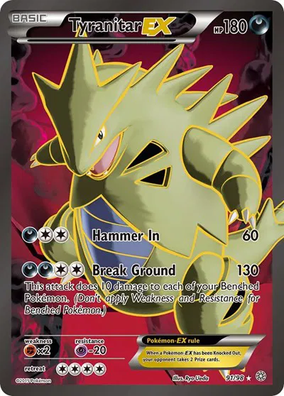 Tyranitar EX (91 Full Art) 
