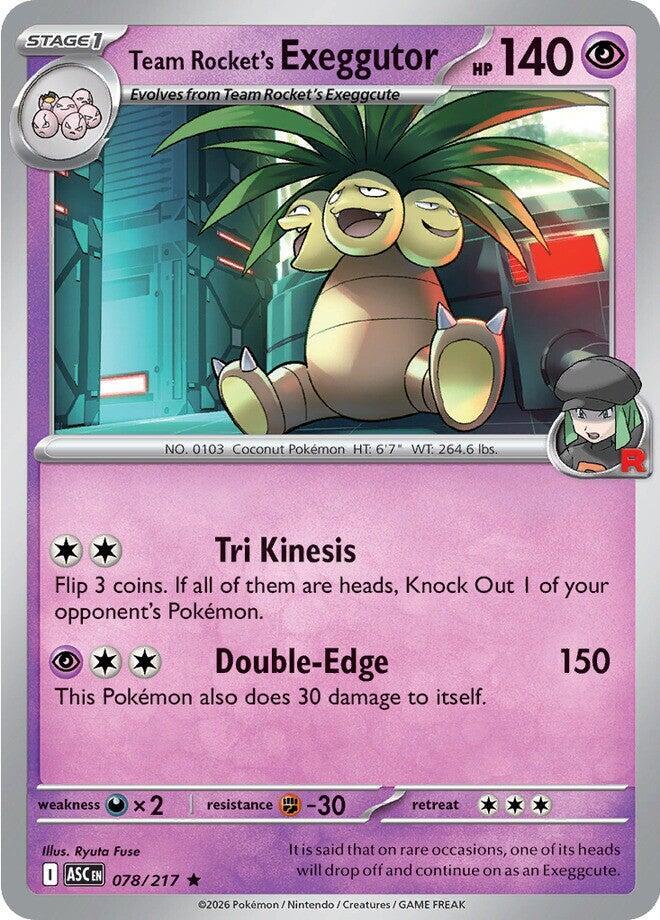 Team Rocket's  exeggutor 
