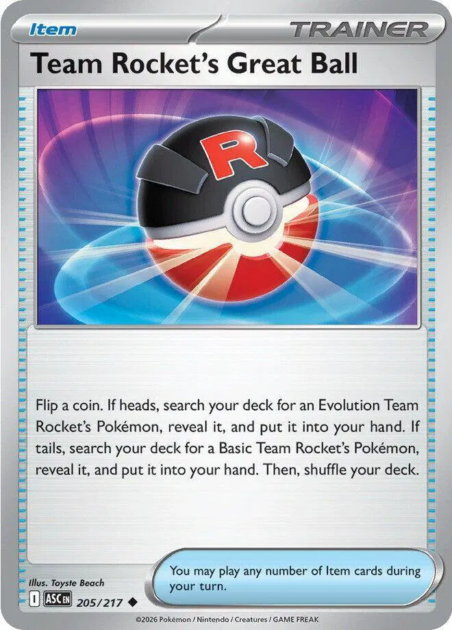 Team Rocket's Great Ball 