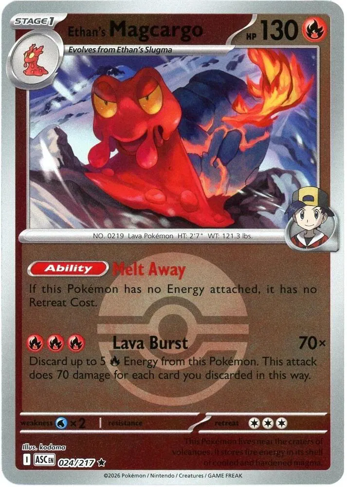 Ethan's Magcargo (Poke Ball) 
