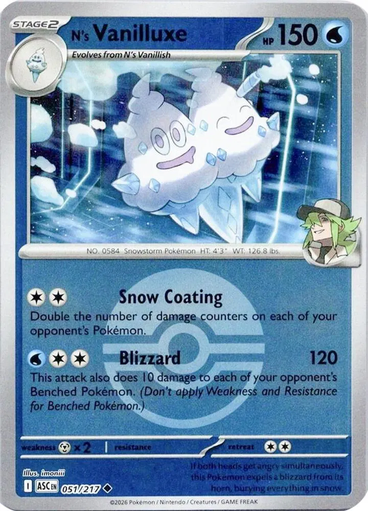 N's Vanilluxe (Poke Ball) 