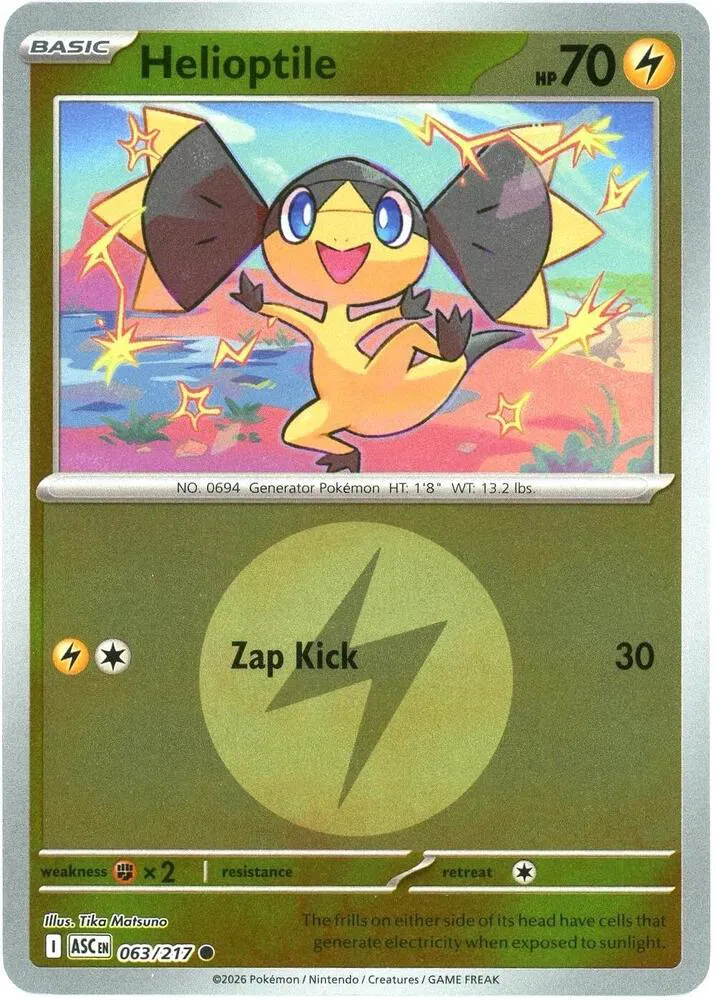 Helioptile (Energy Symbol Pattern) 