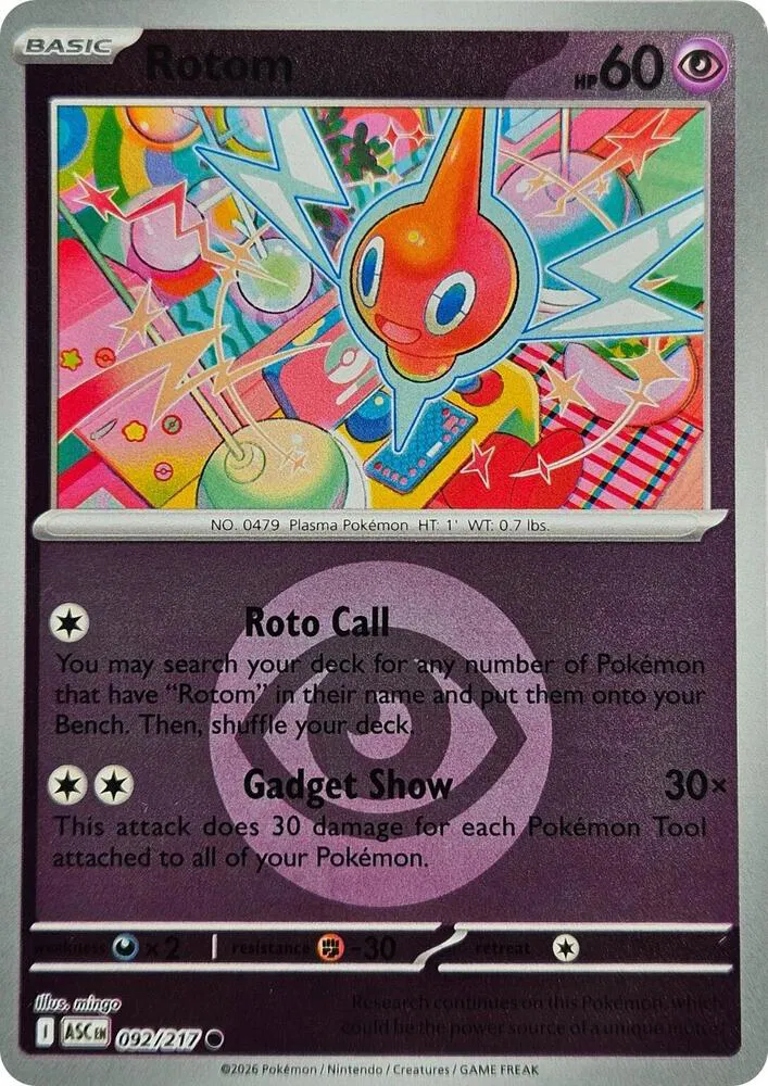 Rotom (Energy Symbol Pattern) 