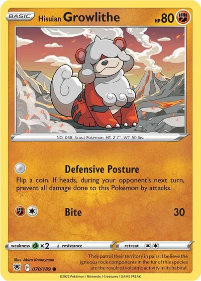 Hisuian Growlithe 