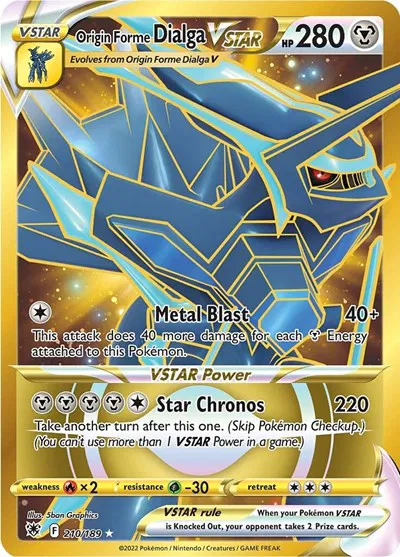 Origin Forme Dialga VSTAR (Secret) (210) 