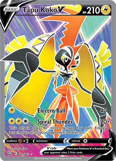 Tapu Koko V (Full Art) 