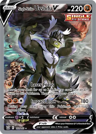 Single Strike Urshifu V (Alternate Full Art) 