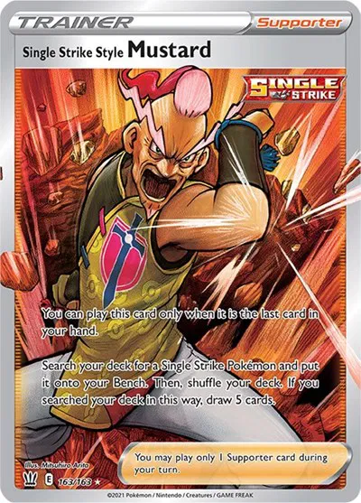 Single Strike Style Mustard (Full Art) 