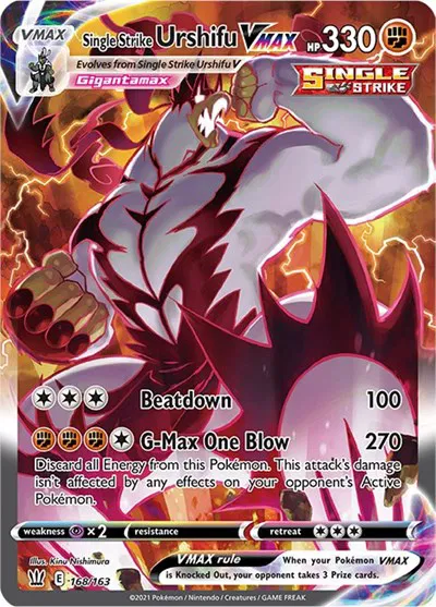 Single Strike Urshifu VMAX (Alternate Art Secret) 