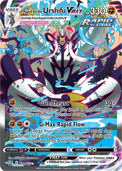 Rapid Strike Urshifu VMAX (Alternate Art Secret) 