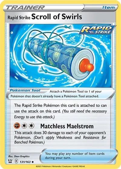 Rapid Strike Scroll of Swirls 