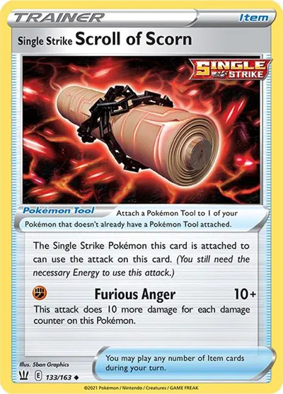 Single Strike Scroll of Scorn 