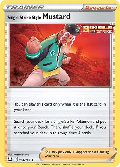 Single Strike Style Mustard 