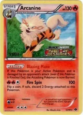 Arcanine (Staff Prerelease) 