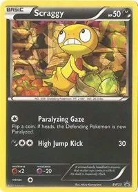Scraggy (Cracked Ice Holo) 