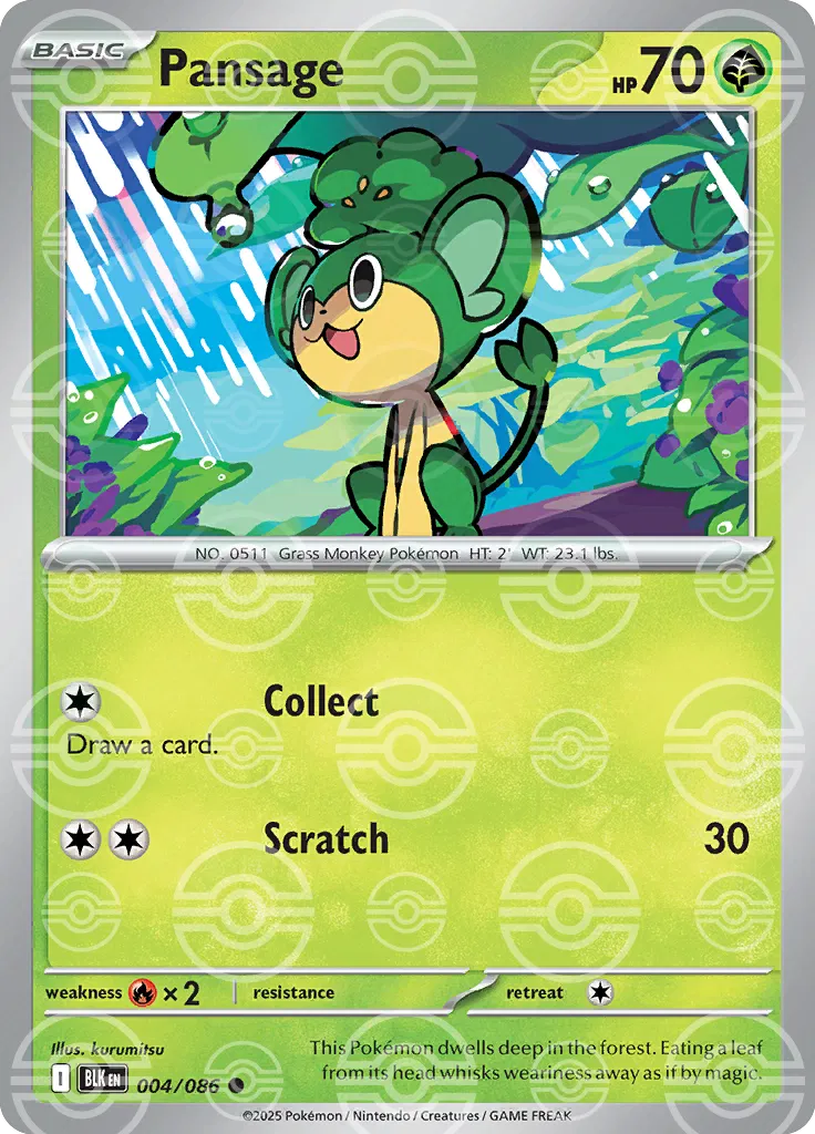 Pansage (Poke Ball Pattern) 