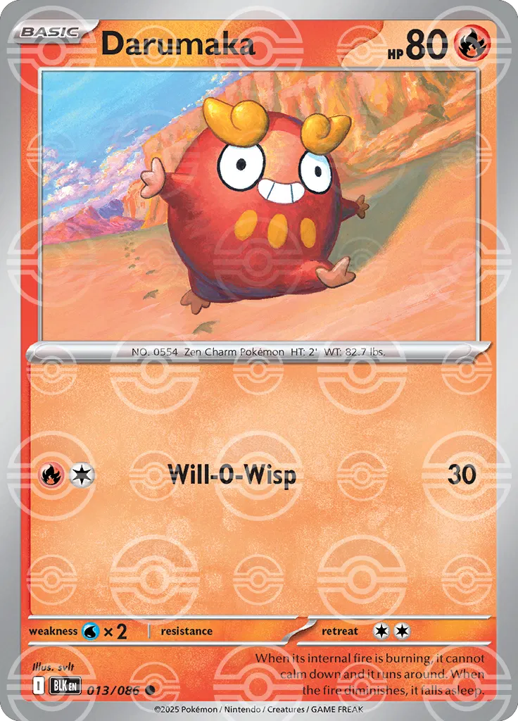 Darumaka (Poke Ball Pattern) 