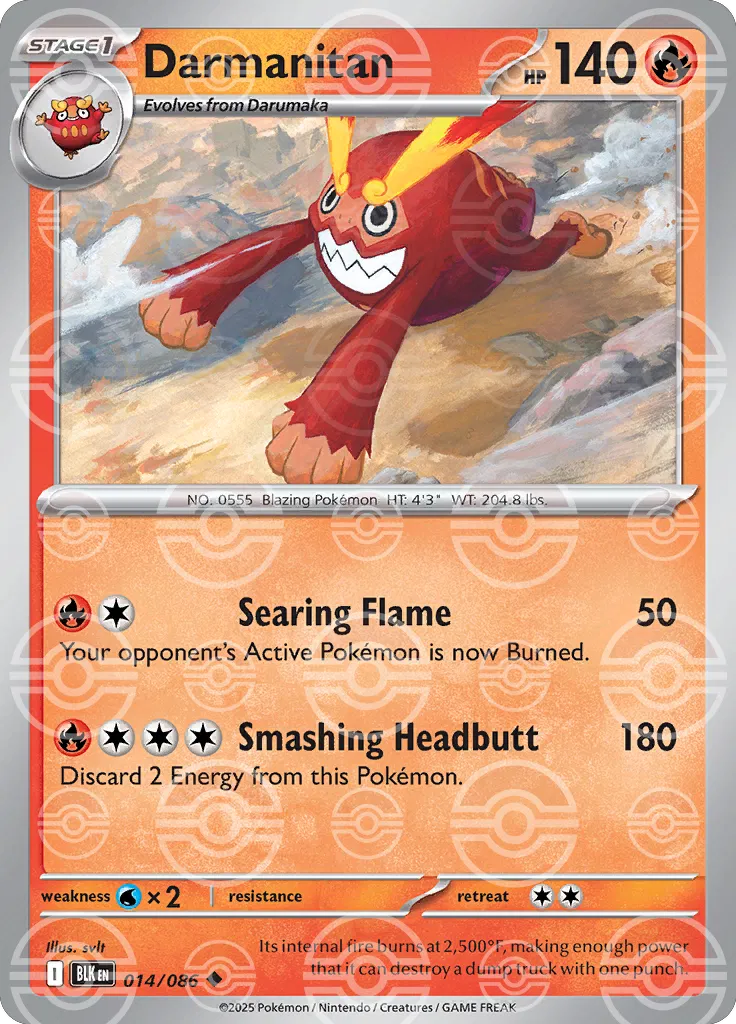 Darmanitan (Poke Ball Pattern) 