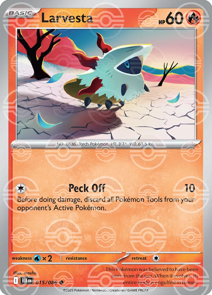 Larvesta (Poke Ball Pattern) 