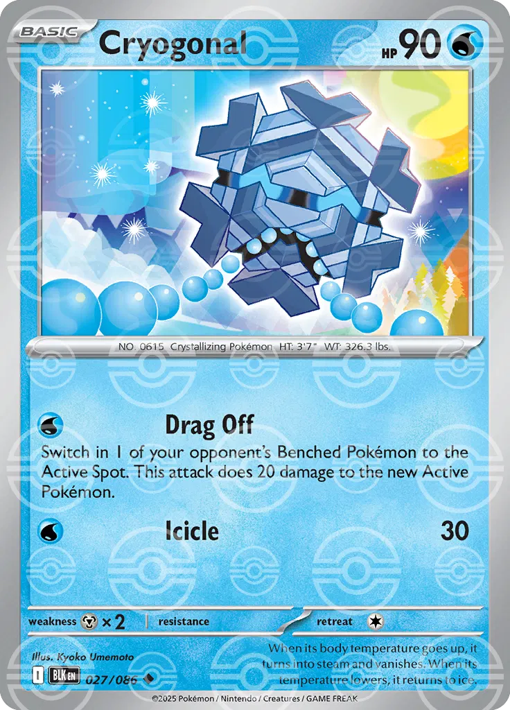 Cryogonal (Poke Ball Pattern) 