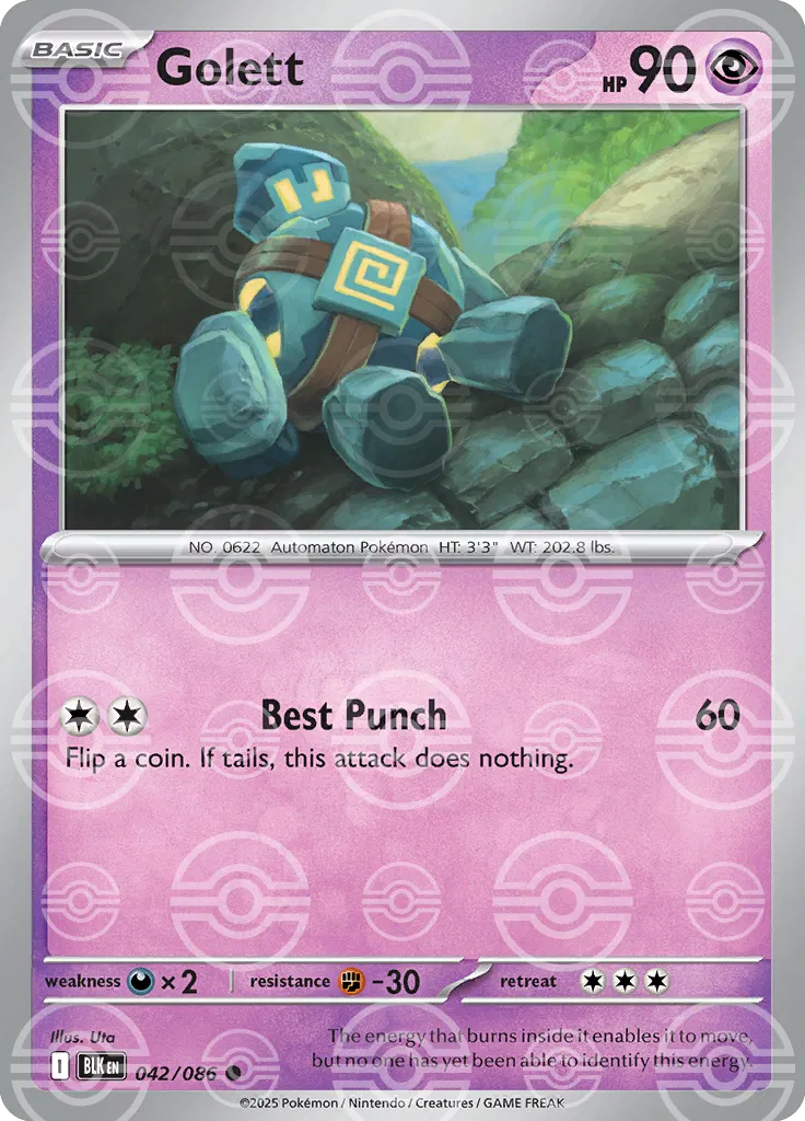 Golett (Poke Ball Pattern) 