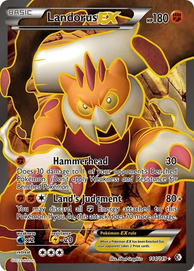 Landorus EX (144 Full Art) 