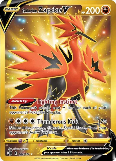 Galarian Zapdos V (Secret) 