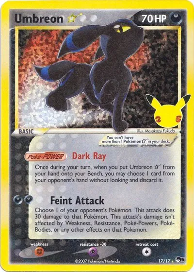 Umbreon Gold Star 