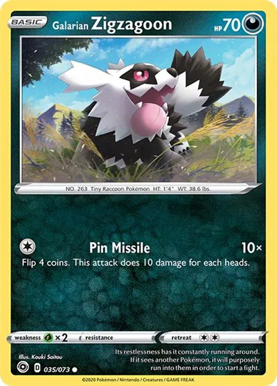 Galarian Zigzagoon 