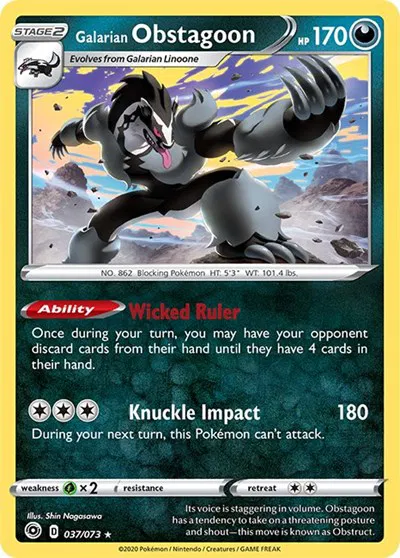Galarian Obstagoon 