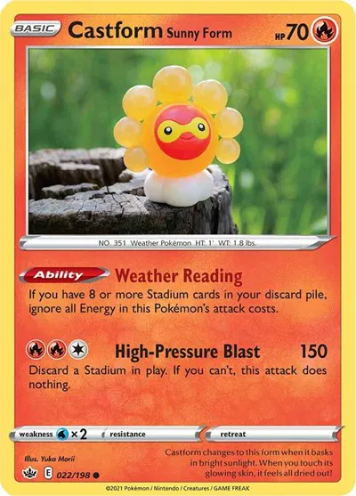 Castform Sunny Form 