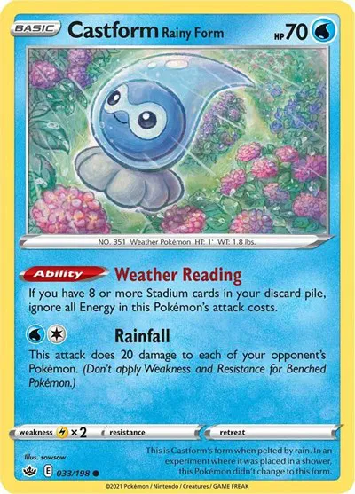 Castform Rainy Form 