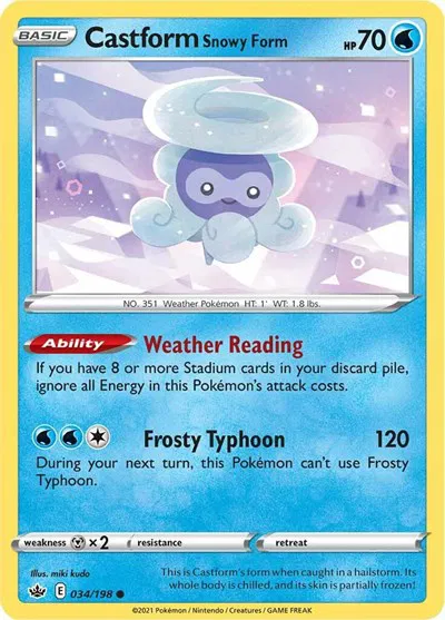 Castform Snowy Form 