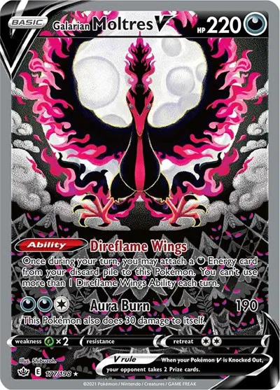 Galarian Moltres V (Alternate Full Art) 