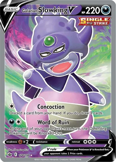 Galarian Slowking V (Full Art) 
