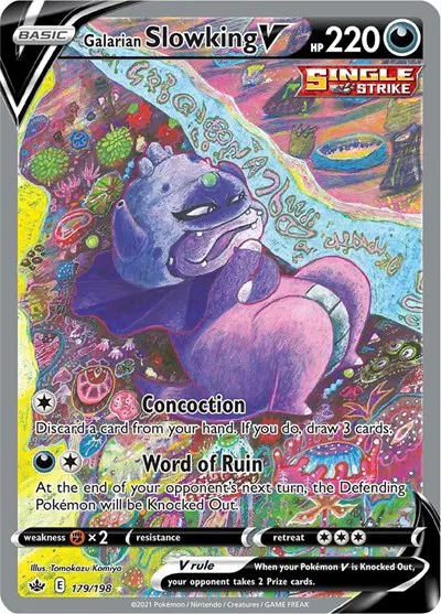 Galarian Slowking V (Alternate Full Art) 