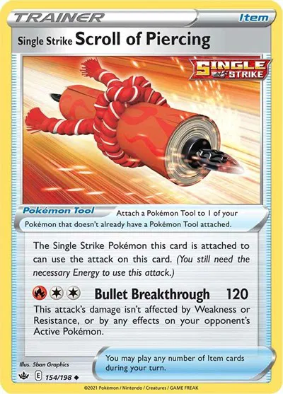Single Strike Scroll of Piercing 