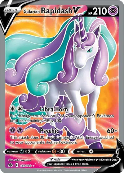 Galarian Rapidash V (Full Art) 