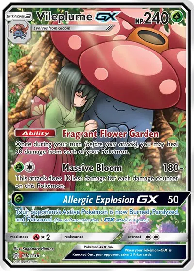 Vileplume GX (Full Art) 