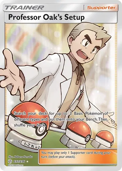 Professor Oak's Setup (Full Art) 