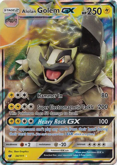Alolan Golem GX 
