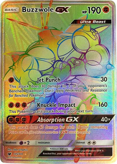 Buzzwole GX (Secret) 