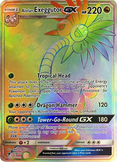 Alolan Exeggutor GX (Secret) 