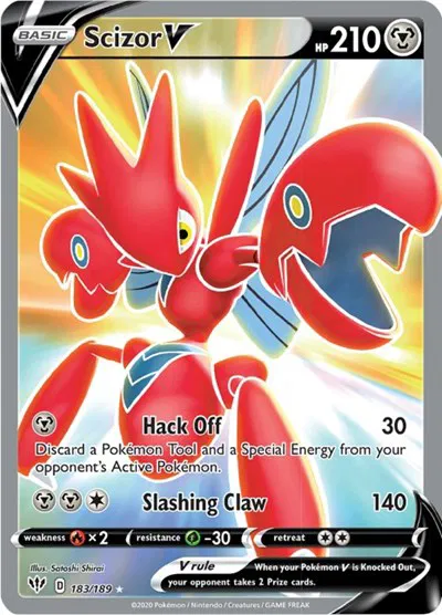 Scizor V (Full Art) 