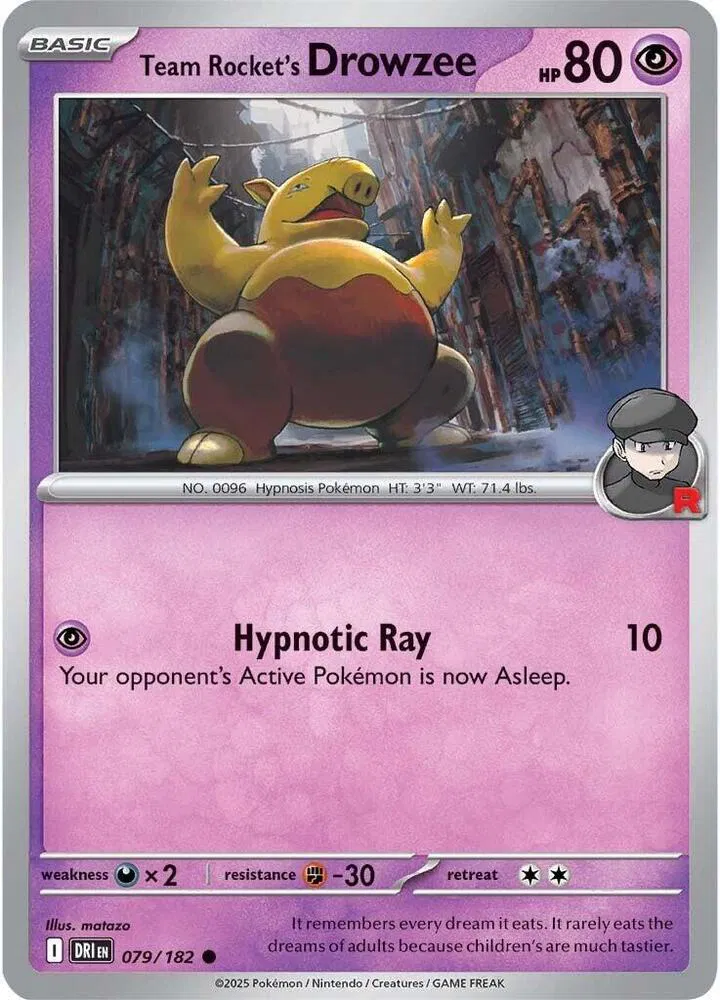 Team Rocket's Drowzee 
